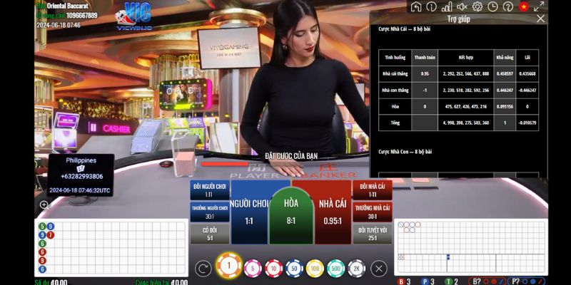 Trải nghiệm chơi Baccarat VIC nhận ngàn thưởng lớn