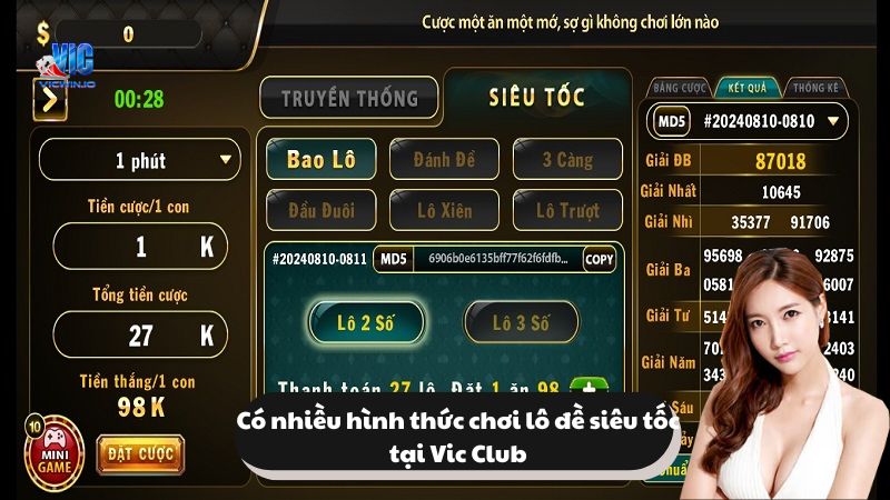 Một số hình thức chơi xổ số siêu tốc